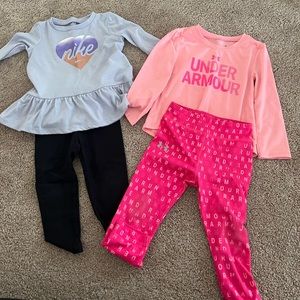 Nike/UA Toddler Girls Outfits